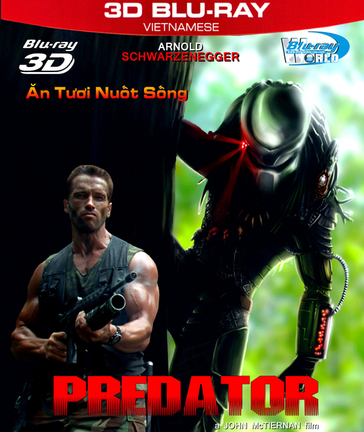 Z060. Predator - ĂN TƯƠI NUỐT SỐNG 3D 50G (DTS-HD 5.1) 